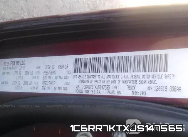 1C6RR7KTXJS147565 фото 10