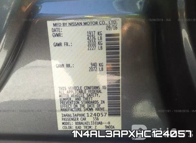 1N4AL3APXHC124057 фото 10