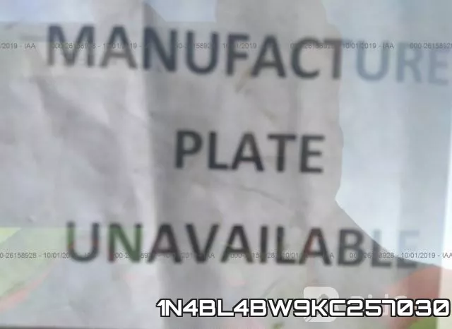 1N4BL4BW9KC257030 фото 10