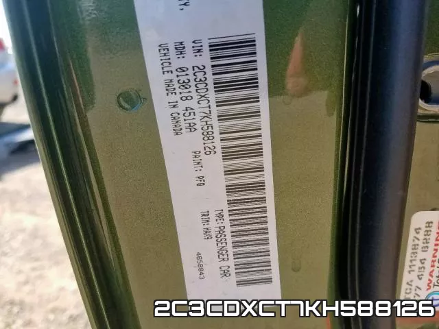 2C3CDXCT7KH588126 фото 2