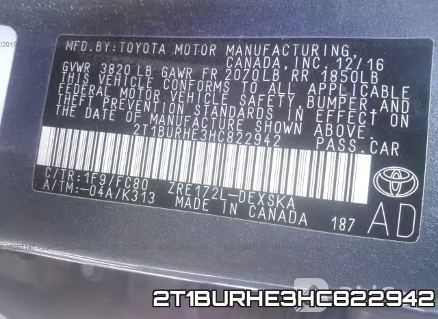 2T1BURHE3HC822942 фото 10