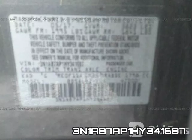 3N1AB7AP1HY341687 фото 10
