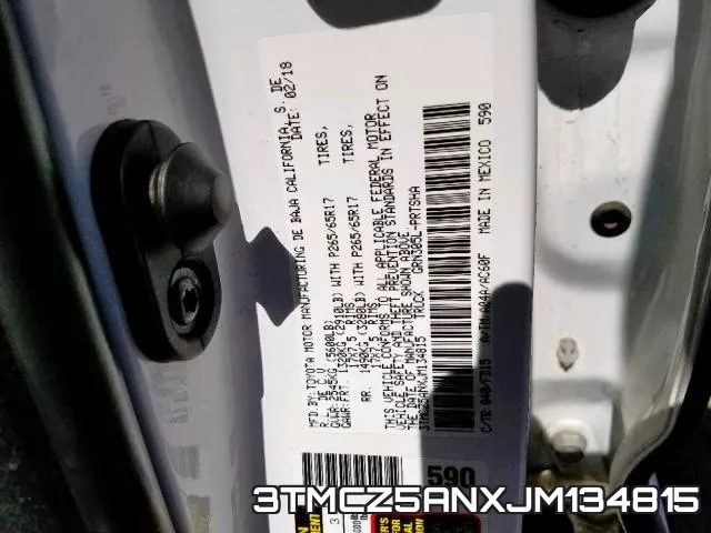 3TMCZ5ANXJM134815 фото 2