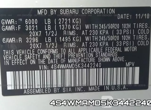4S4WMAMD5K3442240 фото 10