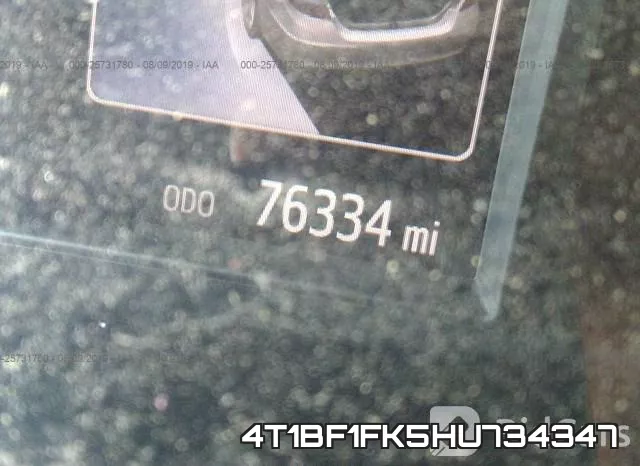 4T1BF1FK5HU734347 фото 8