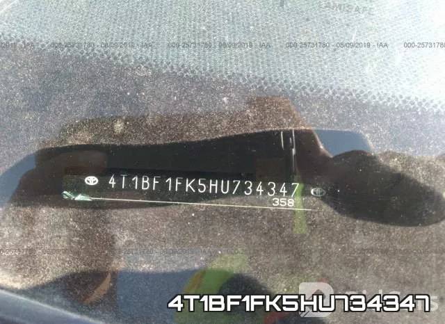 4T1BF1FK5HU734347 фото 10
