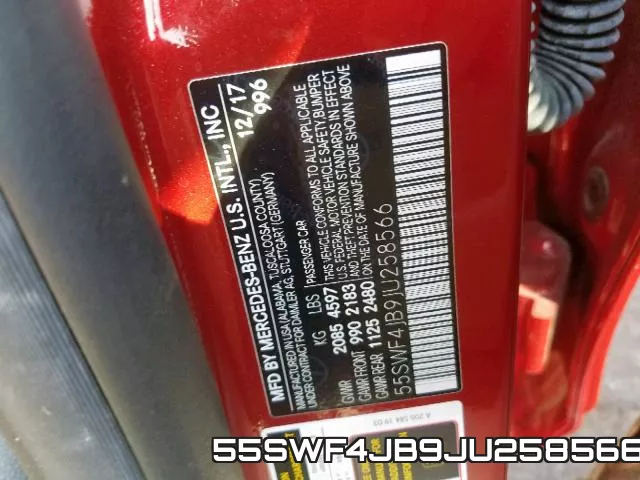 55SWF4JB9JU258566 фото 2