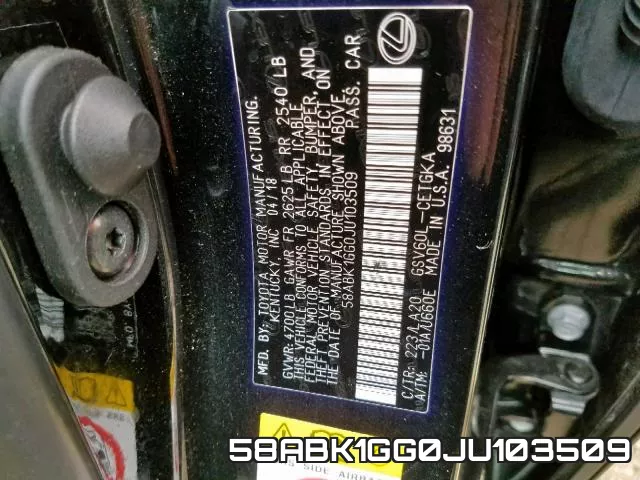 58ABK1GG0JU103509 фото 2