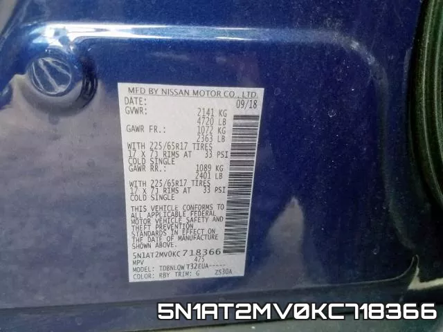 5N1AT2MV0KC718366 фото 2