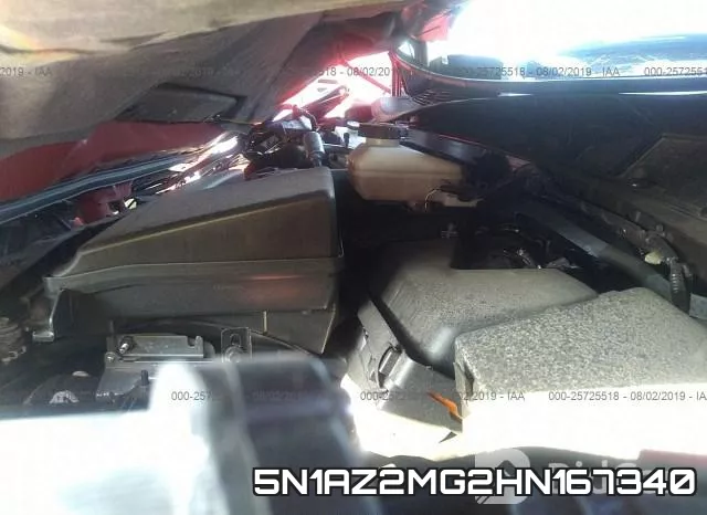 5N1AZ2MG2HN167340 фото 2