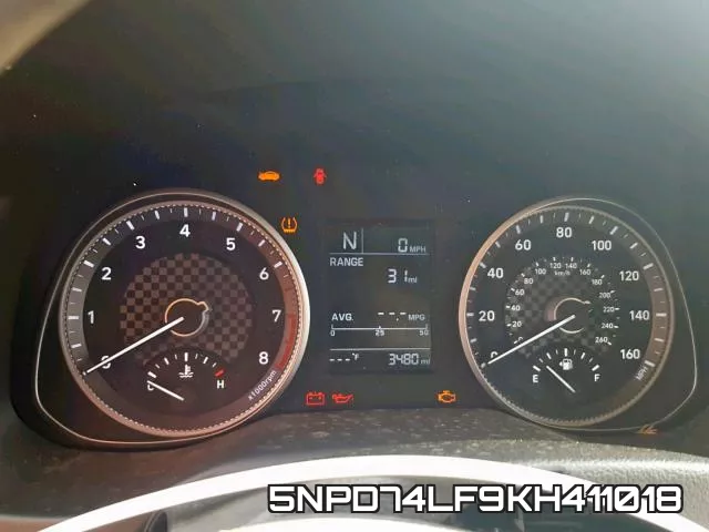 5NPD74LF9KH411018 фото 8