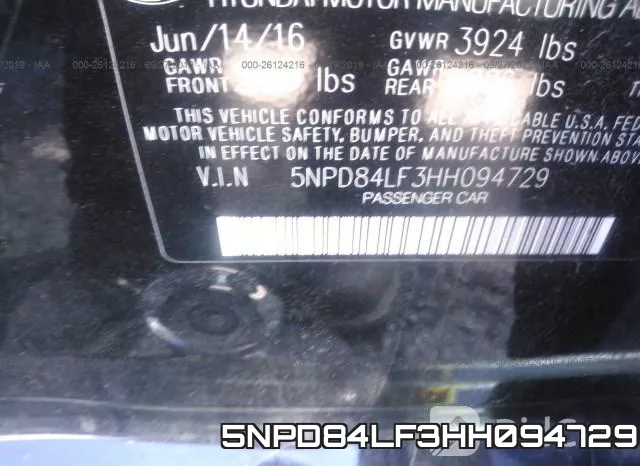 5NPD84LF3HH094729 фото 10