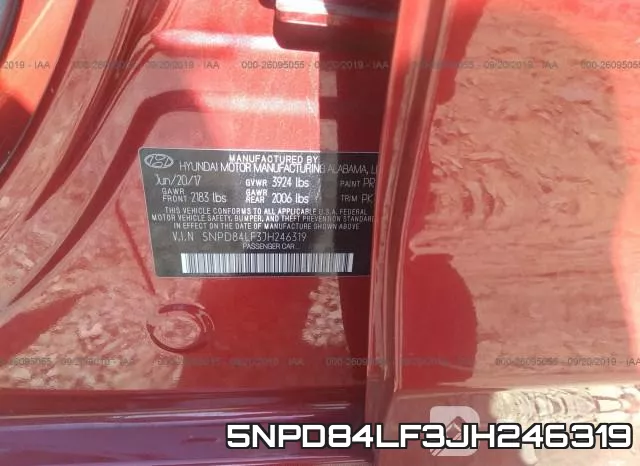 5NPD84LF3JH246319 фото 10