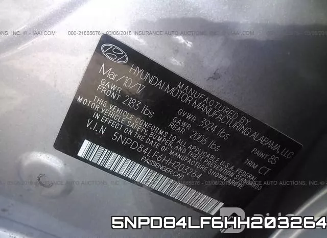 5NPD84LF6HH203264 фото 10