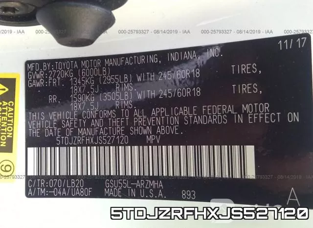 5TDJZRFHXJS527120 фото 10