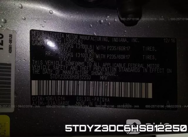 5TDYZ3DC6HS812250 фото 10