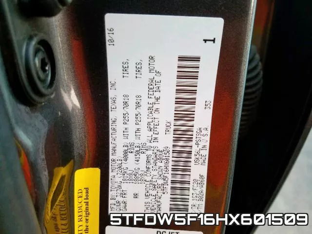 5TFDW5F16HX601509 фото 2