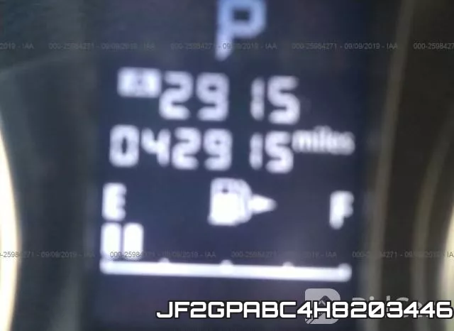 JF2GPABC4H8203446 фото 8