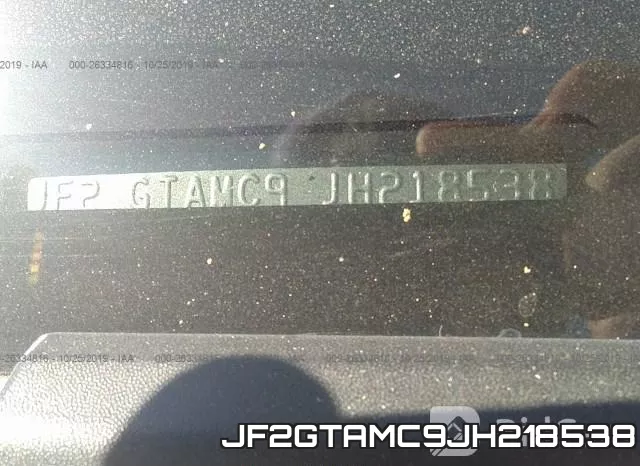 JF2GTAMC9JH218538 фото 10