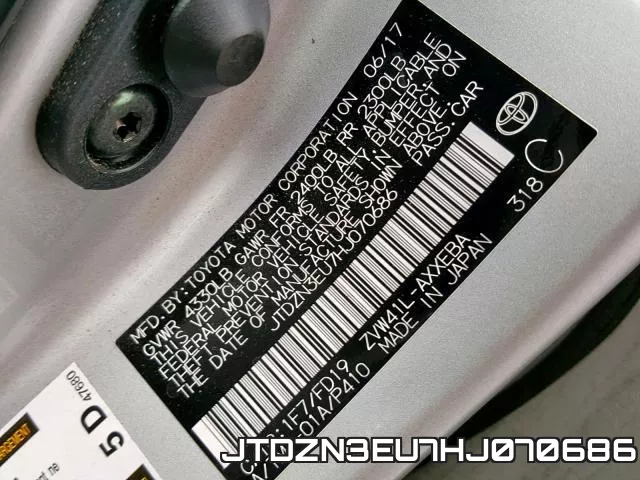 JTDZN3EU7HJ070686 фото 2