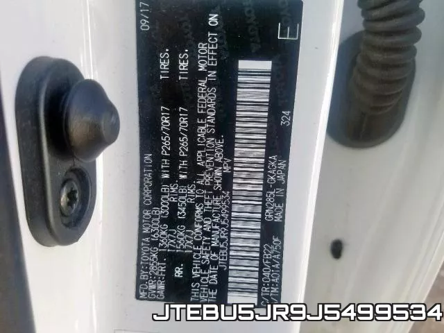 JTEBU5JR9J5499534 фото 2