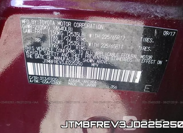 JTMBFREV3JD225250 фото 10