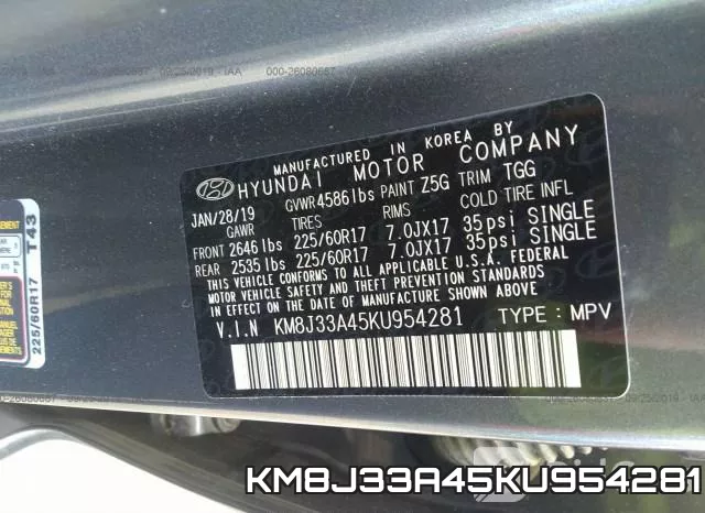 KM8J33A45KU954281 фото 10