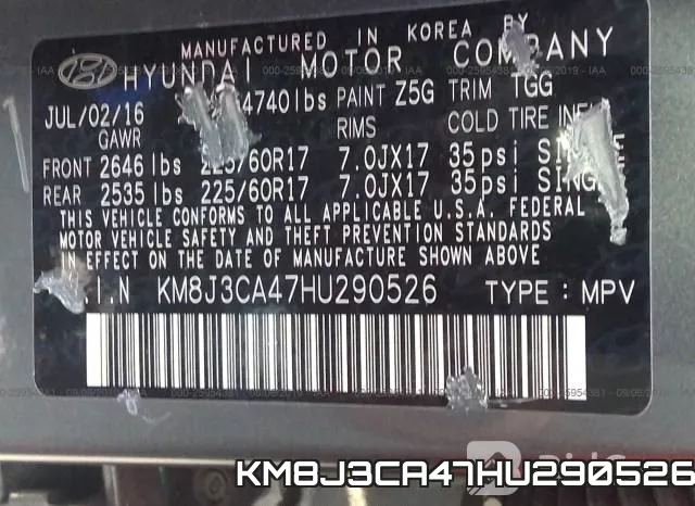KM8J3CA47HU290526 фото 10