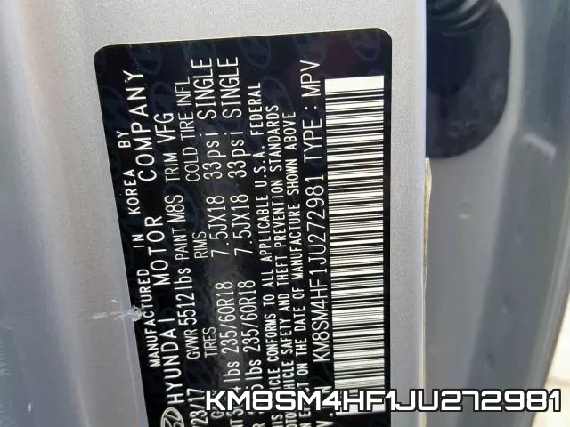 KM8SM4HF1JU272981 фото 2