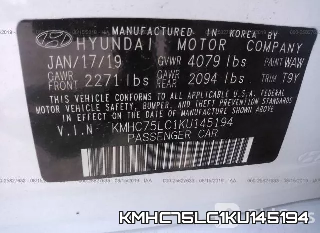 KMHC75LC1KU145194 фото 10
