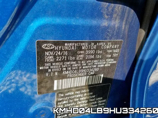 KMHD04LB9HU334260 фото 2