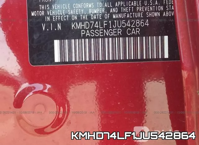 KMHD74LF1JU542864 фото 10