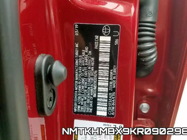 NMTKHMBX9KR090296 фото 2