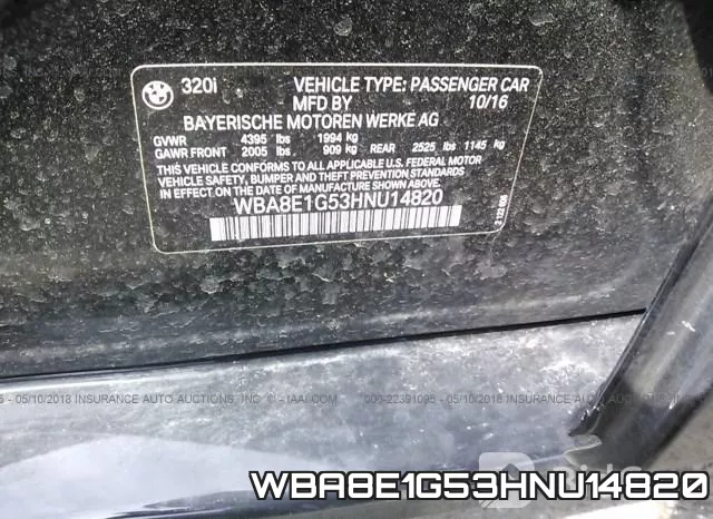 WBA8E1G53HNU14820 фото 10