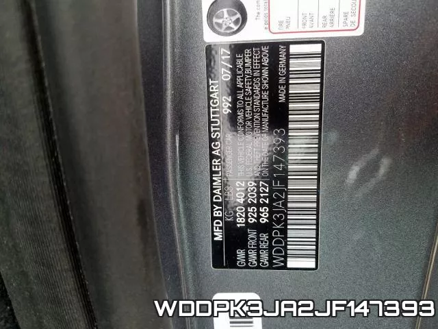 WDDPK3JA2JF147393 фото 2
