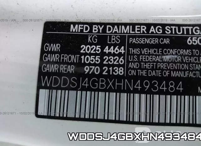 WDDSJ4GBXHN493484 фото 10
