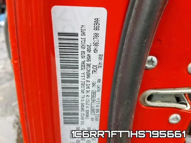 1C6RR7FT7HS795661 фото 2