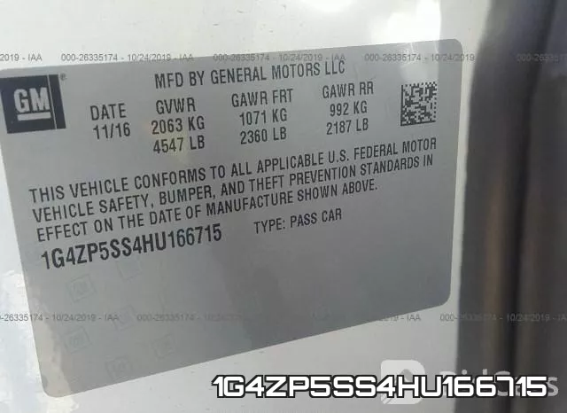 1G4ZP5SS4HU166715 фото 10