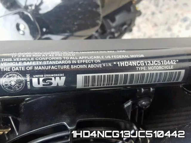 1HD4NCG13JC510442 фото 2