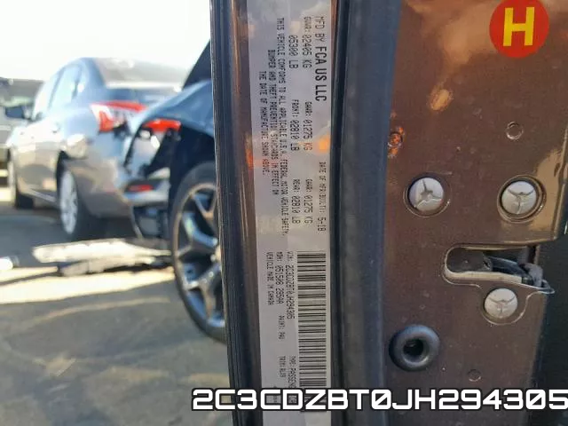 2C3CDZBT0JH294305 фото 2