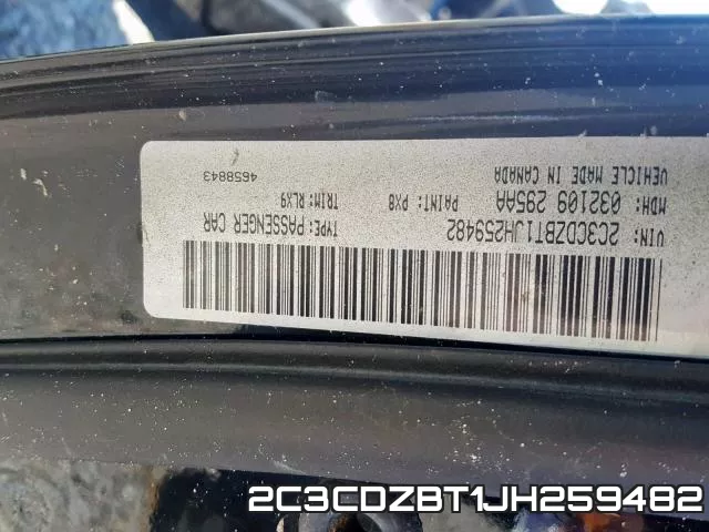 2C3CDZBT1JH259482 фото 2