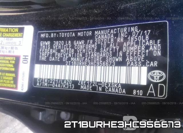2T1BURHE3HC956673 фото 10
