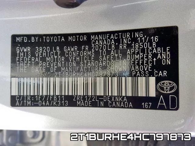 2T1BURHE4HC797873 фото 2