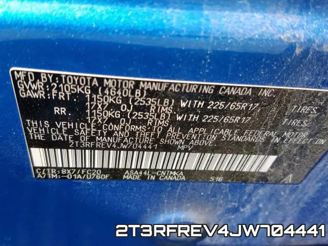 2T3RFREV4JW704441 фото 2
