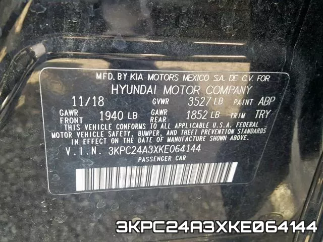 3KPC24A3XKE064144 фото 2