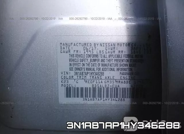 3N1AB7AP1HY346288 фото 10