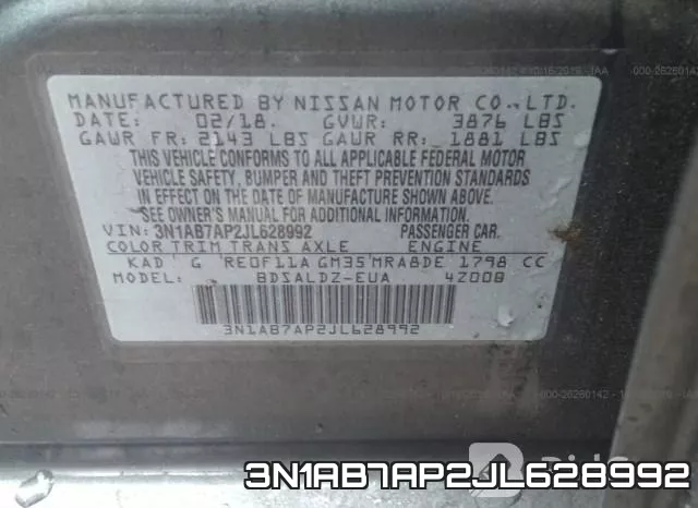 3N1AB7AP2JL628992 фото 10