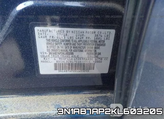 3N1AB7AP2KL603205 фото 10