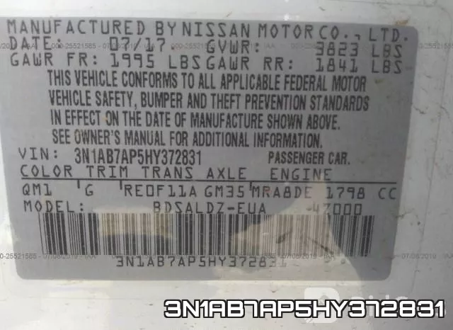3N1AB7AP5HY372831 фото 10