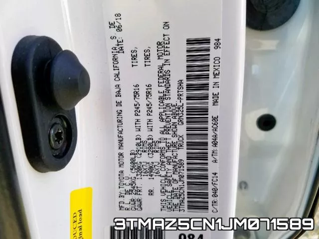 3TMAZ5CN1JM071589 фото 2